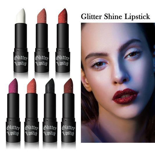 🎁[Best Gift For Her]🎁 Matte Permanent Lipstick With Fine Glitters✨✨✨✨